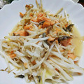 ユーロン's cooksnap of when they made 【節約】もやしと鮭フレークチーズのせ.