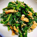 ☆クッキングパンダ☆'s cooksnap of when they made つぼみ菜の卵とじ.