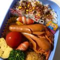 しげくん☆'s cooksnap of when they made 卵焼き♥ハート❤お弁当｡:°ஐ..♡*.