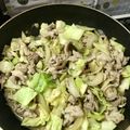 たぬっこランド's cooksnap of when they made 豚肉キャベツの味噌炒め.