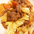 misora＊'s cooksnap of when they made 牛肉とキャベツと長ネギのみそダレ炒め.