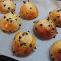 RYO☆labo's cooksnap of when they made チョコチップたっぷりパン♡.
