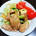 ひなたのねこやなぎ's cooksnap of when they made 超簡単激ウマ☆鶏肉と長ねぎの塩麹焼き.