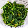hanemakoo's cooksnap of when they made 菜の花の下ごしらえ♪.
