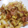 ♪syu☆syu♪'s cooksnap of when they made 【副菜】白菜とベーコンのおかか和え.