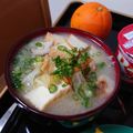 イチゴ、イチゴ。's cooksnap of when they made 具沢山の味噌汁①キャベツと厚揚げの味噌汁.