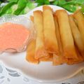 mielle's cooksnap of when they made 長芋春巻き☆～明太マヨソース～☆.