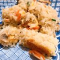 AbicoJan's cooksnap of when they made 我が家の炊き込みご飯(もち米入り).