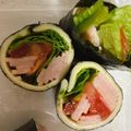 ずみーーーる's cooksnap of when they made きゅうり、ハム、チーズのり巻き.