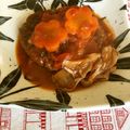海の星プリン's cooksnap of when they made お花人参の煮込みハンバーグ.