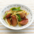 よこ耳ねこ's cooksnap of when they made お弁当に♪もやしとウィンナーのカレー炒め.