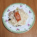 rerey's cooksnap of when they made ☆チキンときのこのチーズリゾット☆.