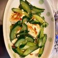 トイピアノ弾きのねこ's cooksnap of when they made 豆腐とキュウリのピリ辛中華炒め.