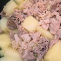 ☆sappe☆さっぺ's cooksnap of when they made ワンパン✳豚肉とじゃがいもの鶏ガラ煮.