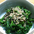 ううちママ's cooksnap of when they made 手抜きさんへ☆ほうれん草と塩昆布の和え物.