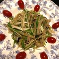 さと56's cooksnap of when they made 水菜とごぼうのピリ辛サラダ.