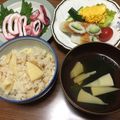 サン・サン's cooksnap of when they made 我が家の定番　たけのこご飯.