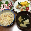 サン・サン's cooksnap of when they made 我が家の定番　たけのこご飯.