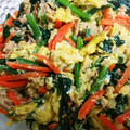 ふみはやおはる's cooksnap of when they made ほうれん草とツナと卵の炒め物.