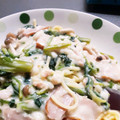 匿名です's cooksnap of when they made 鮭とほうれん草ときのこのクリームパスタ.