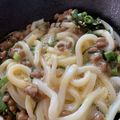 クックU831LK☆'s cooksnap of when they made お夜食に。梅ゴマ納豆うどん！.