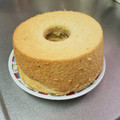 はーどらぶ。。's cooksnap of when they made しっとり甘いஐさつまいもシフォンஐ.