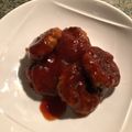 栗丸うさぎ's cooksnap of when they made 甘酢あんかけでミートボール風ハンバーグ.