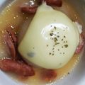 Rあーる's cooksnap of when they made 丸ごと新玉葱のスープ とろけるチーズかけ.