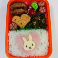 めいめい☆☆☆'s cooksnap of when they made キャラ弁 乗せるのみ超簡単 ミッフィー.