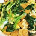 mogumogu5's cooksnap of when they made ほっこり温まる♡厚揚げと三つ葉の卵とじ.