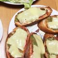 ｻｸﾗkitchen's cooksnap of when they made アボガドとチーズのオープンサンド.