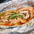 Miella's cooksnap of when they made 鮭のホイル焼き.