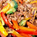 moeyue's cooksnap of when they made パプリカと牛肉のオイスターソース炒め.