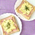 ふたごゆき's cooksnap of when they made ハムタルタルトースト.