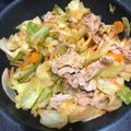 yasuka124's cooksnap of when they made 野菜たっぷり豚キムチ炒め.
