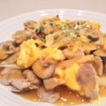 イエローバード's cooksnap of when they made ★豚肉と卵の甘酢あんかけ★.