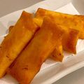 クック0VQKO7☆'s cooksnap of when they made 簡単！海老とタマゴのパリパリ揚げ春巻き〜.