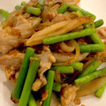 クック0VQKO7☆'s cooksnap of when they made 豚肉とにんにくの芽のオイスター炒め.