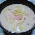 hachi123's cooksnap of when they made ▓▓❤▒▒洋風な粕汁▓▓❤▒▒.