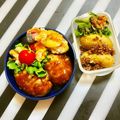 komutatata's cooksnap of when they made ☆生姜焼きみたいな肉巻きおにぎり☆.