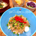 YUH♡ママ's cooksnap of when they made シンプル☆ひき肉とえのきの春雨炒め.