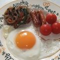 きらり流れ星's cooksnap of when they made 黄身がキレイな目玉焼き☆.