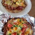 とつぎ～の's cooksnap of when they made HBで失敗したパンをリメイクしたピザ！.