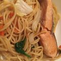 カナダ産ぱんだ's cooksnap of when they made 鮭のちゃんちゃんパスタ.