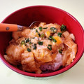 クックEV4FEB☆'s cooksnap of when they made 節約ランチ！油揚げの親子丼風卵とじ丼.
