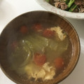 クックPW9C2T☆'s cooksnap of when they made トマトとレタスとたまごのスープ.