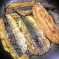 のりこったん's cooksnap of when they made 秋刀魚の蒲焼き★秋刀魚の手開きで簡単調理.