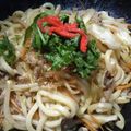 クックPMPR0Y☆'s cooksnap of when they made 定番！しょう油の焼うどん★大葉たっぷり.
