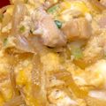 00kryas00's cooksnap of when they made めんつゆで作る簡単親子丼.