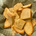 いもまん's cooksnap of when they made ★失敗パンがおやつに！怒りの簡単乾パン★.